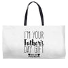 I'm Your Father's Day Gift Mom Says You're Welcome Weekender Totes