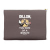 predator movie dillon licensed adult Accessory Pouches