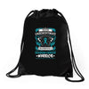 Never Underestimate the Strength of a Ovarian Cancer Warrior Drawstring Bags