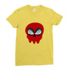 Deadpool Skull Ladies Fitted T-Shirt