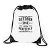 legends were born in october genuıne 1996 qualıty one kind of aged l Drawstring Bags