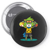 rufu the skaterwolf Pin-back button