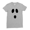 boo face Ladies Fitted T-Shirt