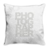 photographer Throw Pillow