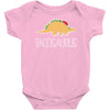 taco mexican tacosaurus Baby Onesie