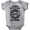 Gemini Hated By Many Wanted By Plenty Baby Onesie