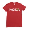 Panda Write T-Shirt Ladies Fitted T-Shirt