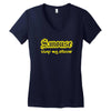 s. mouse Women's V-Neck T-Shirt
