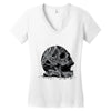celtic skull Women's V-Neck T-Shirt