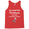 all i want for christmas is a cure carcinoid cancer Tank Top