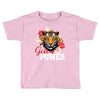 Girl Power White Write Toddler T-shirt