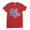 rock n roll girl Ladies Fitted T-Shirt