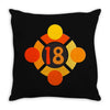 orange 18 Throw Pillow