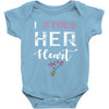 i stole her heart couple Baby Bodysuit