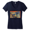 Edvard Munch Skrik Women's V-Neck T-Shirt