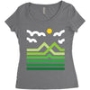 mountain Women's Triblend Scoop T-shirt