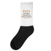 papa the man the myth the legend Socks