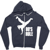 80's rule break dancer Zipper Hoodie