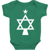 chrismukkah tree christmas Baby Bodysuit