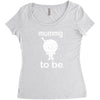 mummy to be Women's Triblend Scoop T-shirt