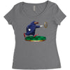 niffler the hedgehog Women's Triblend Scoop T-shirt