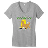 obedience Women's V-Neck T-Shirt