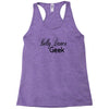 belly dance geek choose your own style dark Racerback Tank