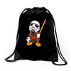 mickey jedi troopers Drawstring Bags