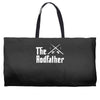 the rodfather   mens funny fishing Weekender Totes