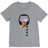 headphone V-Neck Tee