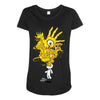 demons inside your soul 2 Maternity Scoop Neck T-shirt