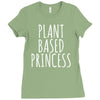 plant based princess Ladies Fitted T-Shirt