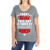 sorry girls this guy is taken by super sexy nurse Ladies Curvy T-Shirt