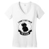 I Don't Eat Cock I'm Vegan Women's V-Neck T-Shirt
