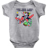 lion mouth hands Baby Onesie