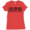 opinions Ladies Fitted T-Shirt