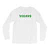 Vegans We're Not Crazy We're Just From The Future White Long Sleeve Shirts