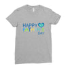 happy father day Ladies Fitted T-Shirt