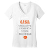 i have obsessive pumpkin spice disorder Women's V-Neck T-Shirt