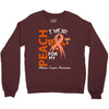 wear peach for  my [you can write any name] Crewneck Sweatshirt