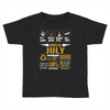 Born July Multitasking Problem Solving Tees Toddler T-shirt