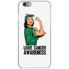 liver cancer awareness can do it iPhone 6/6s Case
