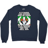 if it tastes like chicken, funny rude ideal birthday present Crewneck Sweatshirt