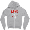 Love Balon Zipper Hoodie