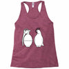 peace and hate can you tell the difference Racerback Tank