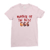 Number Of The Best Ladies Fitted T-Shirt