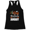 Halloween Kings Are Born In January Racerback Tank