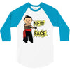 new face 3/4 Sleeve Shirt