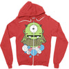 one eyes monster Zipper Hoodie