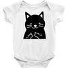 black cat (2) Baby Bodysuit